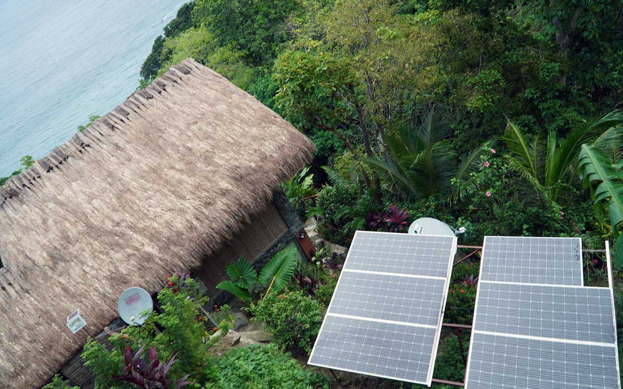 solar panel independant power supply